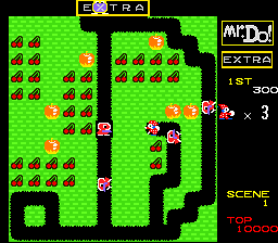 Mr. Do! (Japan) In game screenshot
